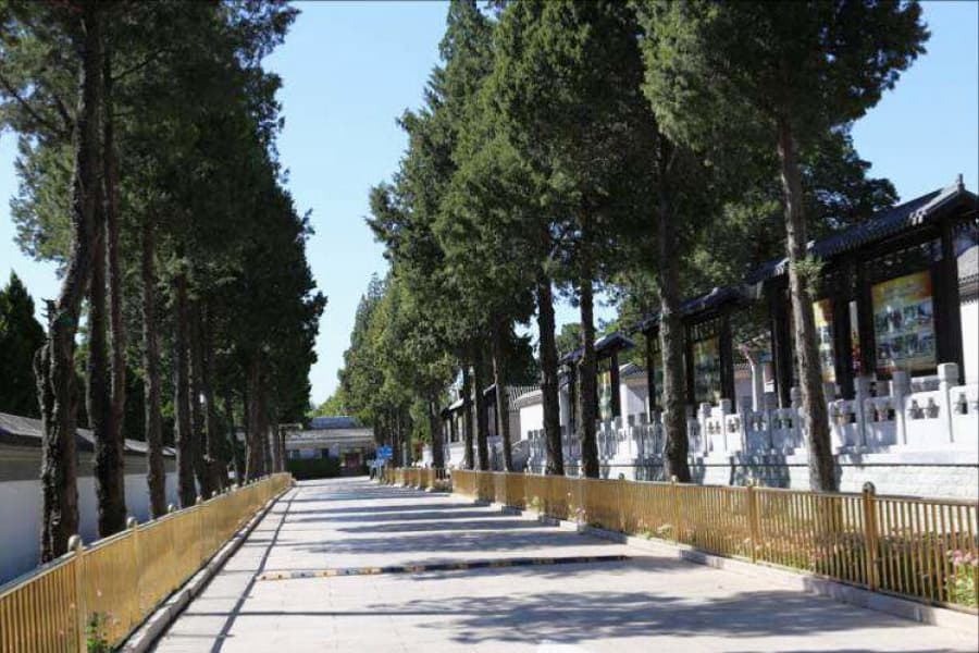 北京市石景山区八宝山革命公墓园区环境图
