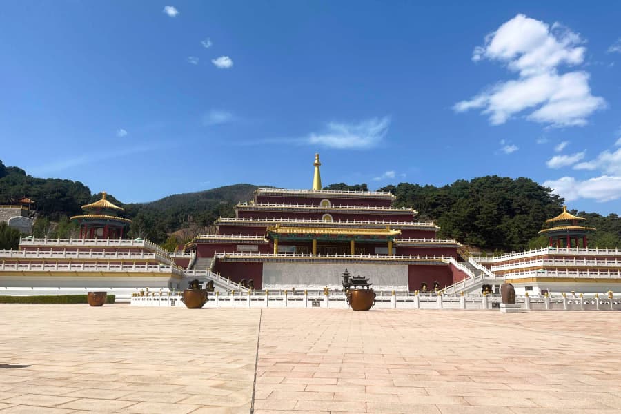 清东陵万佛园景观图