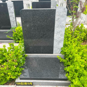 万福陵园传统立碑