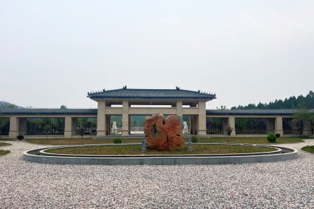 万福陵园景观图