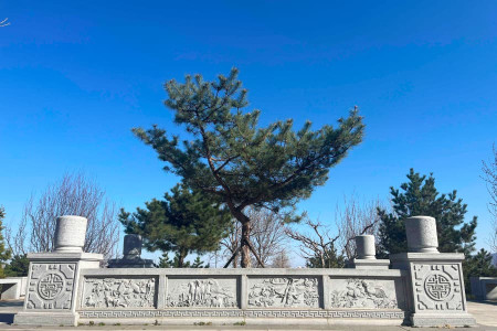 北京市海淀区长安园公墓园区景观图