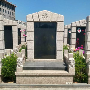 万桐园公墓传统立碑