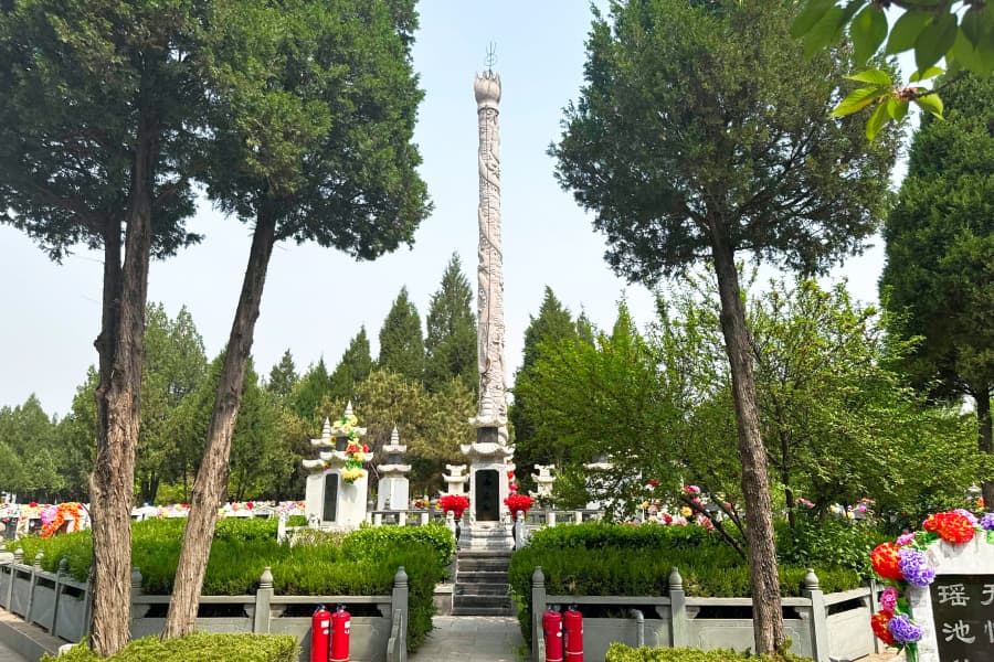 北京市大兴区天堂墓园墓区环境图