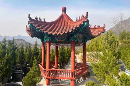 景仰园陵园景观图