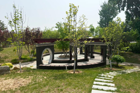 北京市朝阳区长青园骨灰林园区景观图