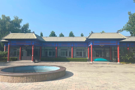 灵山宝塔景观图