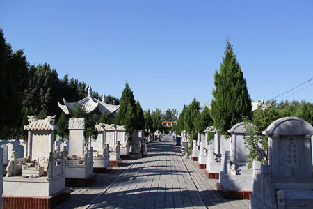 北京市通州区惠灵山陵园墓区环境图