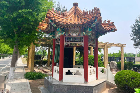 北京市大兴区天慈墓园园区休息亭