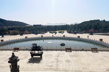 清东陵万佛园景观图