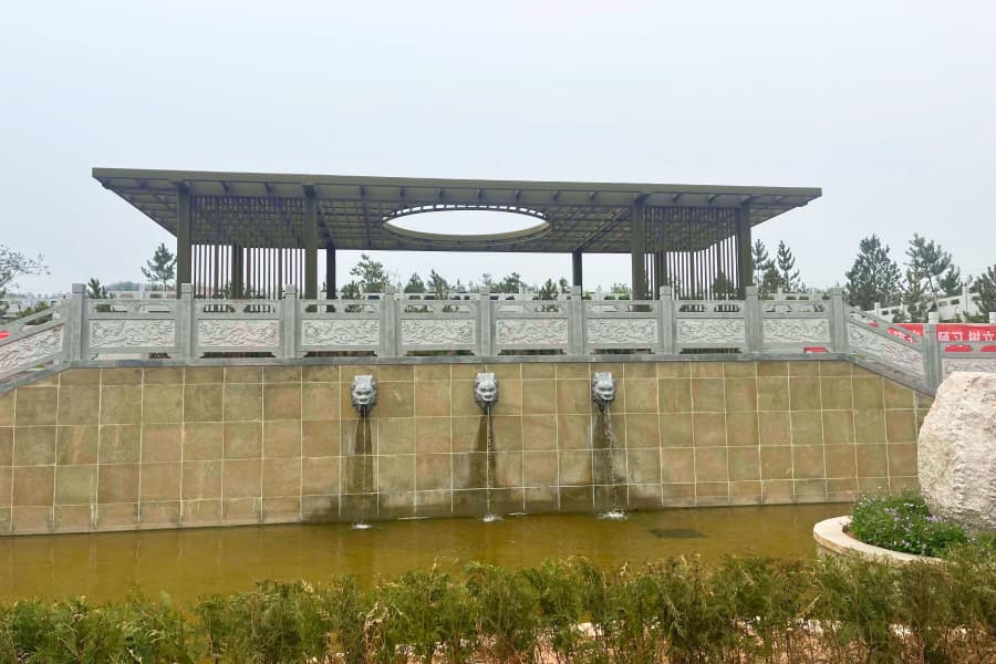 万福陵园景观图