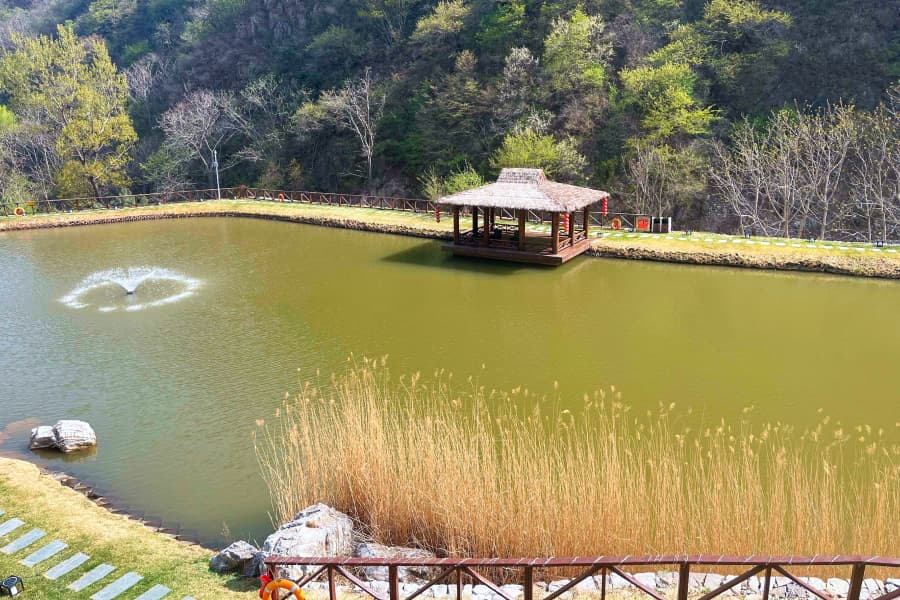 九公山长城纪念林景观图