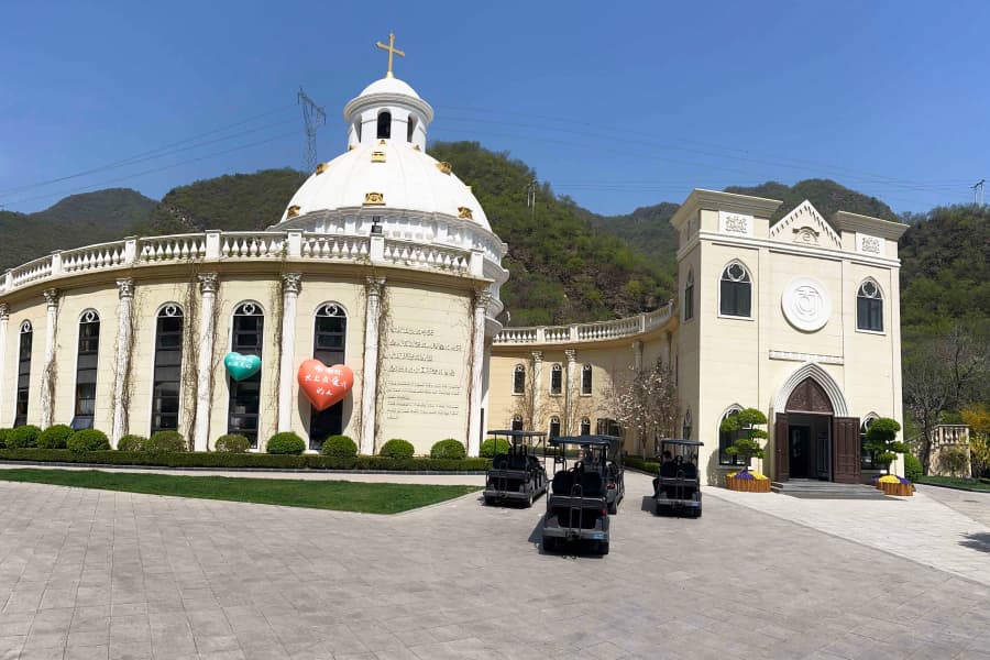 九公山长城纪念林业务大厅图