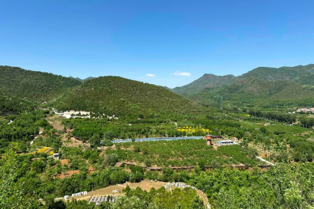 北京市平谷区归山陵园园区环境图