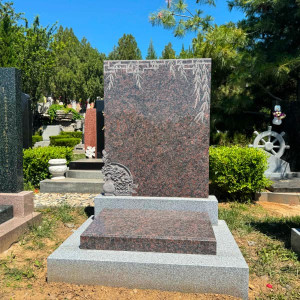 北京市房山区静安墓园传统立碑墓型3号